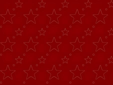 星アウトライン赤背景パターン 星,スター,赤,背景,柄,模様,パターン,素材,連続,ランダムのイラスト素材