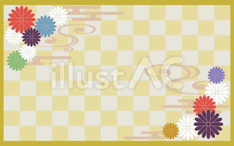 和柄　正月　背景１８ 和風,和柄,正月のイラスト素材