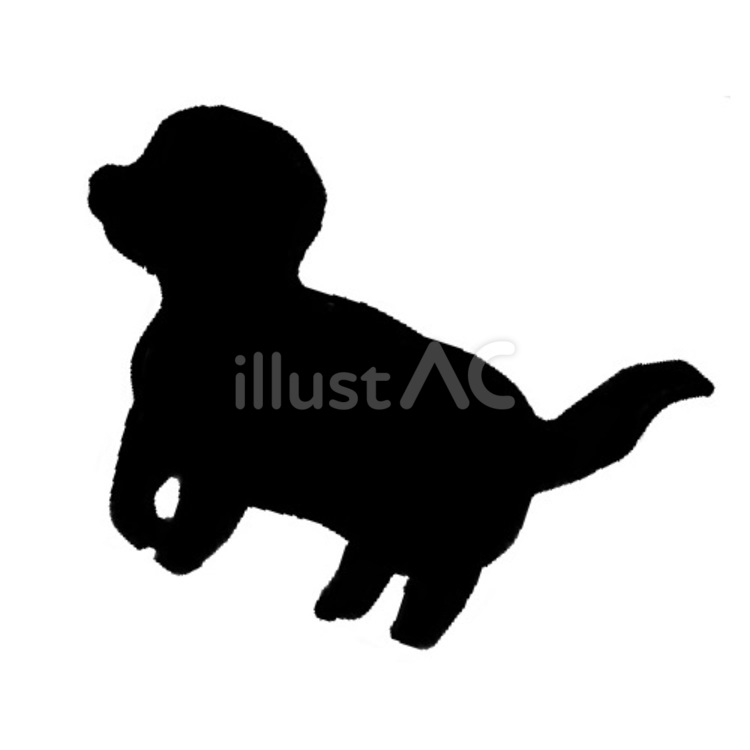 犬。。 犬,シルエット,動物のイラスト素材