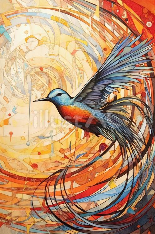 飛翔する鳥たち12イラスト - No: 23940946｜無料イラスト