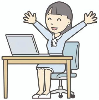 ワンピースお嬢様-538-全身