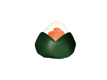 食べ物☆おにぎり☆鮭☆海苔