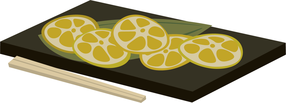 ご当地グルメ　熊本県　辛子蓮根 ご当地グルメ,熊本県,九州,西日本,食べ物,名物,辛子蓮根,蓮根のイラスト素材