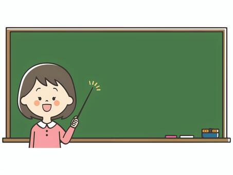 発表する女の子 女の子,こども,説明,教える,解説,プレゼン,発表,ポイント,授業,発表会のイラスト素材
