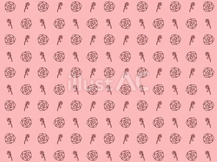 薔薇　花　柄　壁紙 薔薇,花,柄のイラスト素材