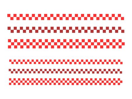 Illustration, new year, line, set, 