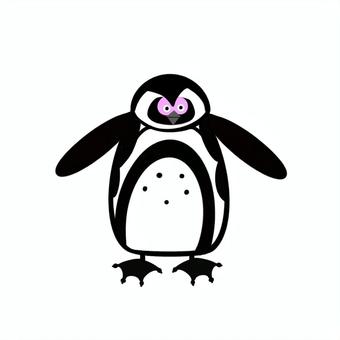 Illustration, penguin, humboldt penguin, mignon, 