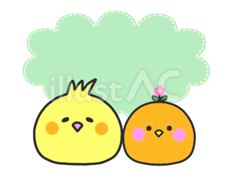 とりさん 鳥,インコ,かわいいのイラスト素材