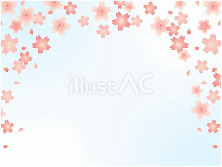 風船と桜 桜,花びら,ひなまつりのイラスト素材