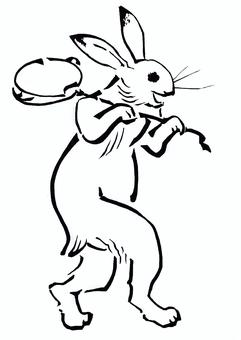 Bird and beast caricature rabbit, rabbit, rabbit, creatures, JPG and PNG