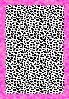 平成ぎゃる背景 平成,ギャル,可愛い,派手,懐かしい,ファー,柄,模様,デザイン,フレームのイラスト素材