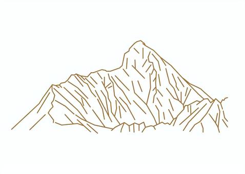 ナンダ・デヴィ ナンダ・デヴィ ナンダ・デヴィ,登山,山登り,山,山岳のイラスト素材