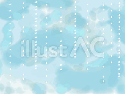 水彩画のしとしとと降る雨の背景