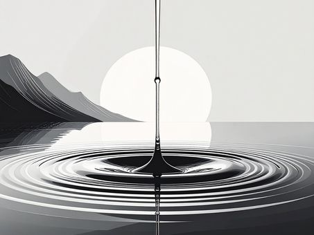 静かに落ちて来る