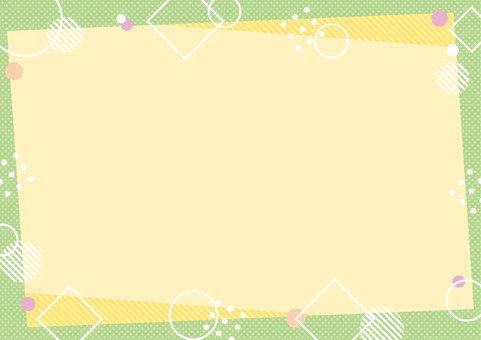 Illustration, pastel colour, yellow, green, 