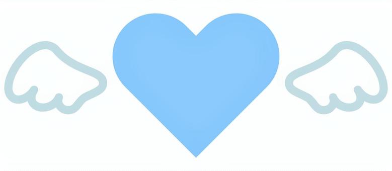 天使のハート（ブルー）