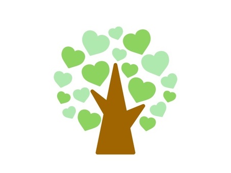 heart tree green, , JPG and PNG