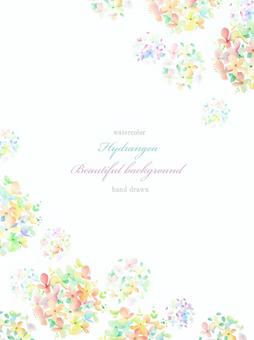 Colorful hydrangea bouquet background, JPG, PNG and AI Colorful hydrangea bouquet background, , JPG, PNG and AI