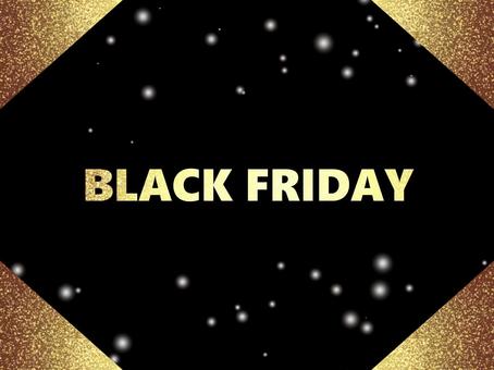 金色装飾のブラックフライデーの背景 金色装飾のブラックフライデーの背景 黒,ブラックフライデー,金,キラキラ,見出し,ポップ,背景,フレーム,テンプレート,シンプルのイラスト素材