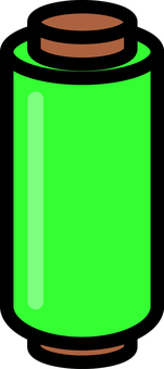 緑のラップフィルムです。 緑のラップフィルムです。 ラップフィルム,シンプル,荷崩れ防止,梱包,貨物,固定資材,荷役,作業,倉庫,物流のイラスト素材