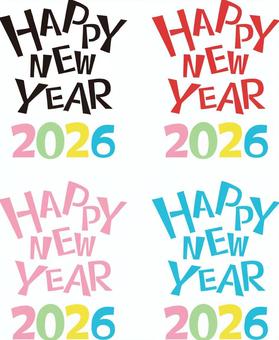 HAPPY NEW YEAR　色違い