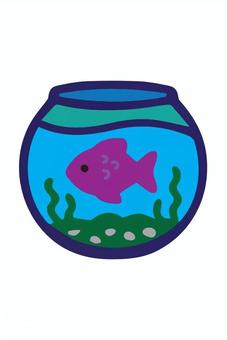 Illustration, bola, água, peixe, 