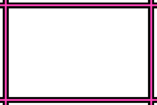 Illustration, black, pink, frame, JPG