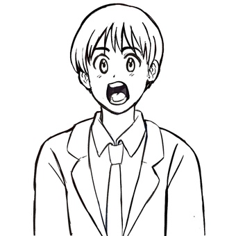 男子学生 男の子,学生,制服,男子学生,学校,ネクタイ,話すのイラスト素材
