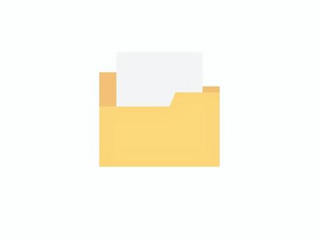 フォルダアイコン フォルダ,ファイル,アイコン,データ,紙,保存,取り出す,管理,整理,資料のイラスト素材