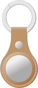 紛失防止タグのイラスト 紛失防止タグ,タグ,キーホルダー,位置情報,落とし物防止,スマートタグ,追跡,忘れ物対策,便利グッズ,iotのイラスト素材