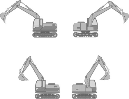 2ページ目 ショベルカーイラスト 無料イラストなら イラストac