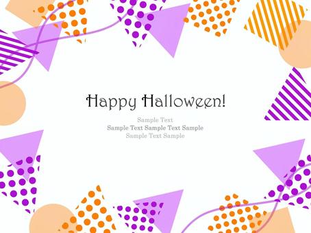 Illustration, halloween, quadro, fundo, 
