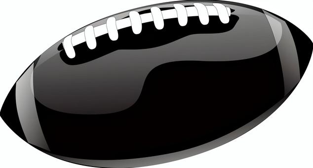 ラグビーボール モノクロ 白黒 ラグビーボール,モノクロ,白黒,ボール,ラグビー,アメリカンフットボール,スポーツ,球技,部活,アメフトのイラスト素材
