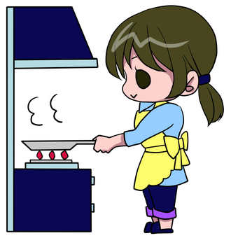 cooking, female, girl, apron, JPG and PNG