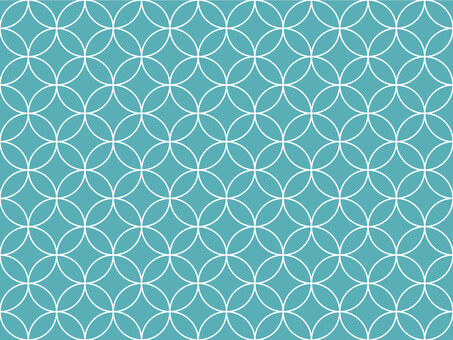 七宝繋ぎB（新橋色） 七宝繋ぎ,七宝,背景,和柄,パターン,伝統紋様,青,壁紙,シームレス,柄のイラスト素材