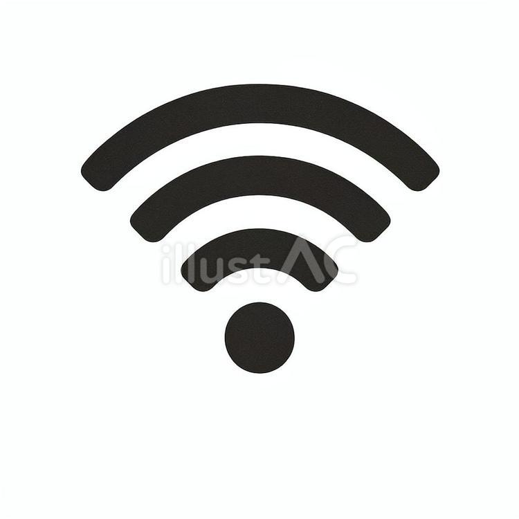 Wi-Fiマーク wifi,wi-fi,マークのイラスト素材