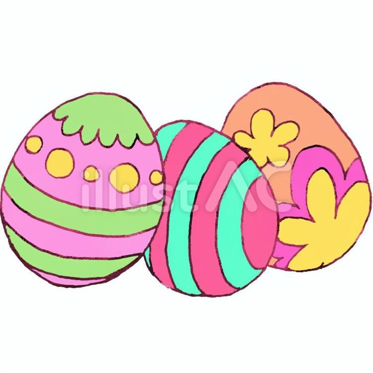 イースターエッグ イースター,イースターエッグ,卵のイラスト素材