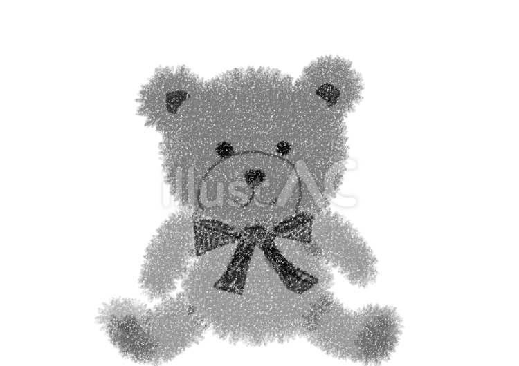 クマのぬいぐるみ クマ,ぬいぐるみ,動物のイラスト素材