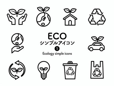 Illustration, icon collection, icon, ecology, 
