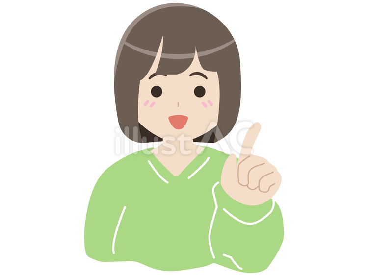説明する女性 説明,指差し,提案のイラスト素材