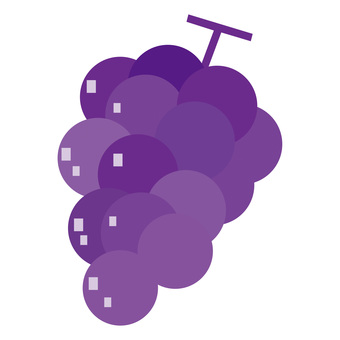 ぶどうのイラスト 果物,葡萄,食材,ぶどう,フルーツのイラスト素材