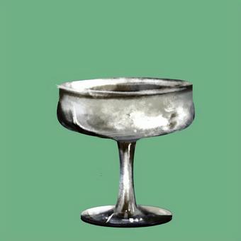 デザート用銀食器 食器,銀,銀食器,デザート,アルミのイラスト素材
