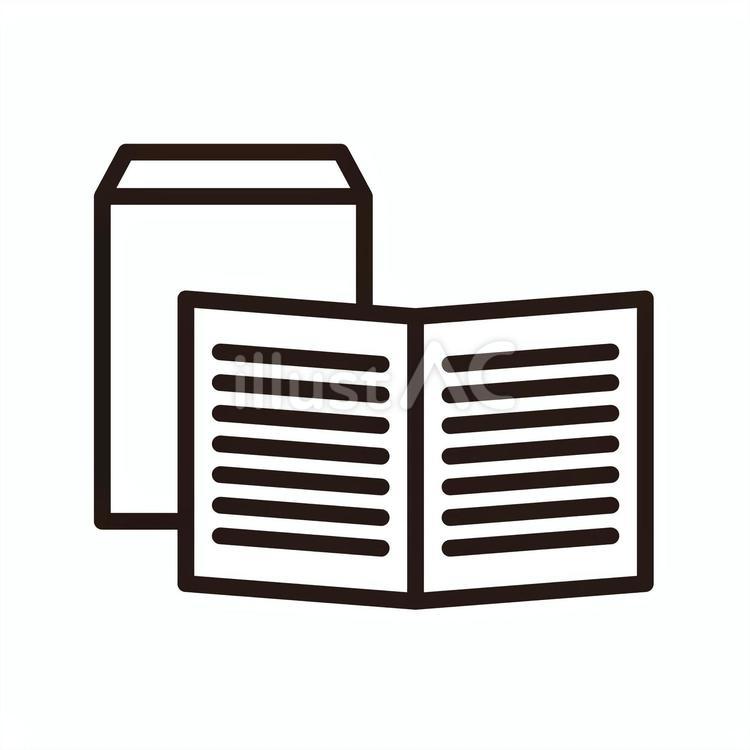 書類、手紙のアイコン 書類,手紙,検査結果のイラスト素材