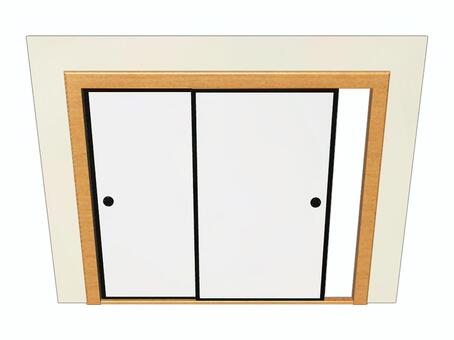 襖と壁 建具,ふすま,和室,襖,壁,襖障子,戸,仕切り,生活のイラスト素材