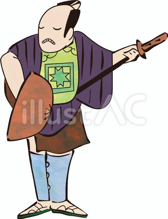 武将　その9 武士,侍,さむらいのイラスト素材