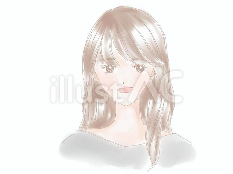 綺麗な女性イラスト No 無料イラストなら イラストac