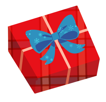 プレゼント・チェック柄 チェック柄,プレゼント,クリスマスプレゼント,リボン,アイコン,12月,冬,誕生日,お祝い,箱のイラスト素材
