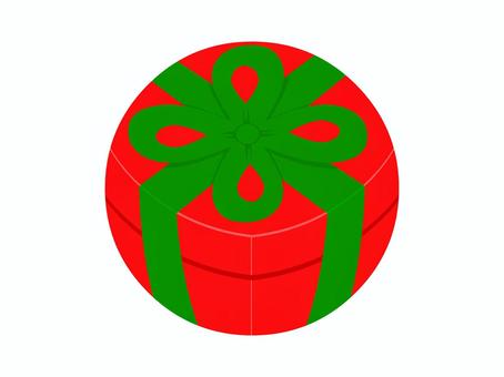 まんまるプレゼントボックス（赤）