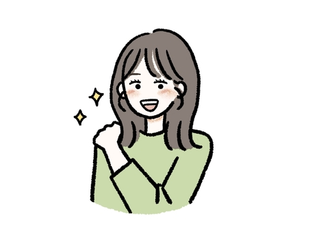 肩こりが治った・改善した女性 肩こり,肩凝り,治った,完治,改善,嬉しい,凝る,悩む,悩み,痛みのイラスト素材