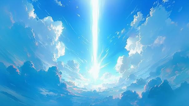 Illustration, sky, cloud, light, 